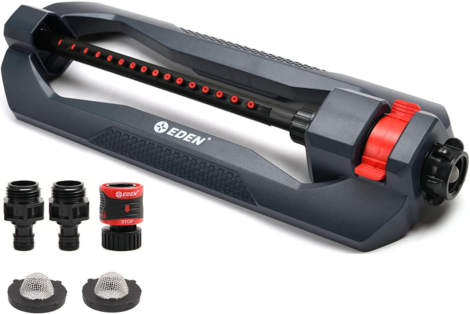 Eden 96213 Lawn & Garden Essential Oscillating Sprinkler | Water Sprinkler for Yard,Covers up to 3,600 Sq. Ft., Heavy Weight Base image number 2