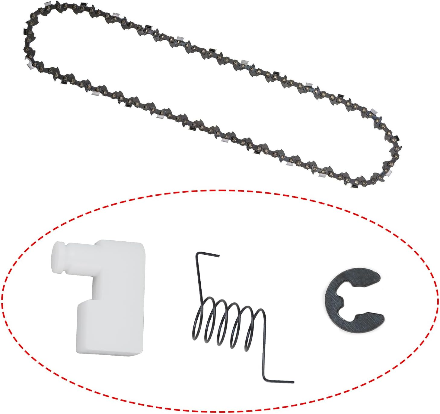 Emagtech 4 Sets Replacement Starter Pawls Compatible with MT-9999, 4500, 5200, 5800, 45Cc, 52Cc, 58Cc, and 62Cc Chain Saw Models