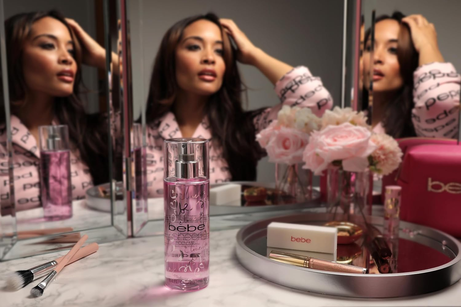 Bebe Bebe Silver - Pack of 3 for Women 8.4 Oz Body Mist image number 4