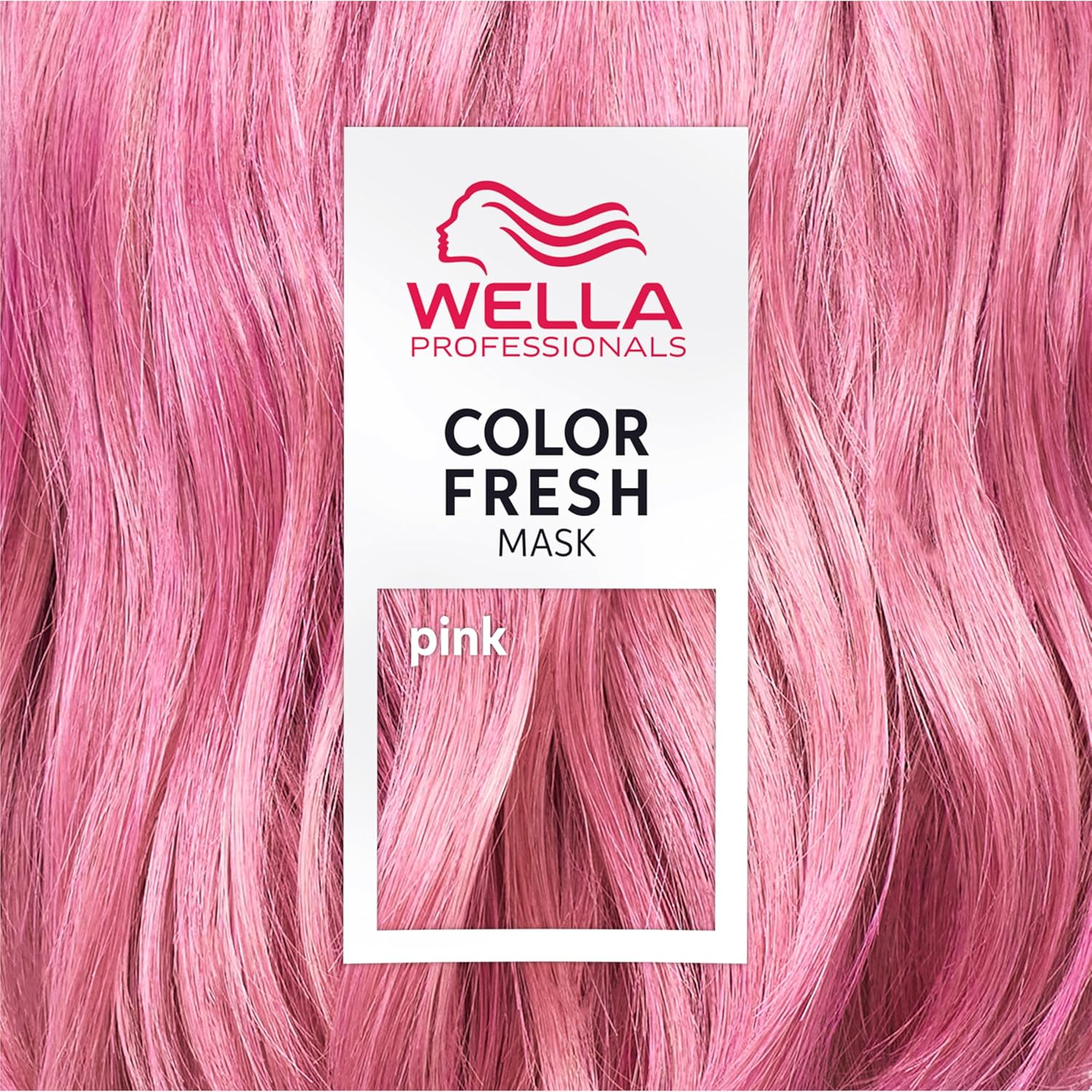 Wella Professionals Pink Color Fresh Mask - Color Depositing Hair Mask and at Home Hair Glossing Treatment - 150Ml image number 3