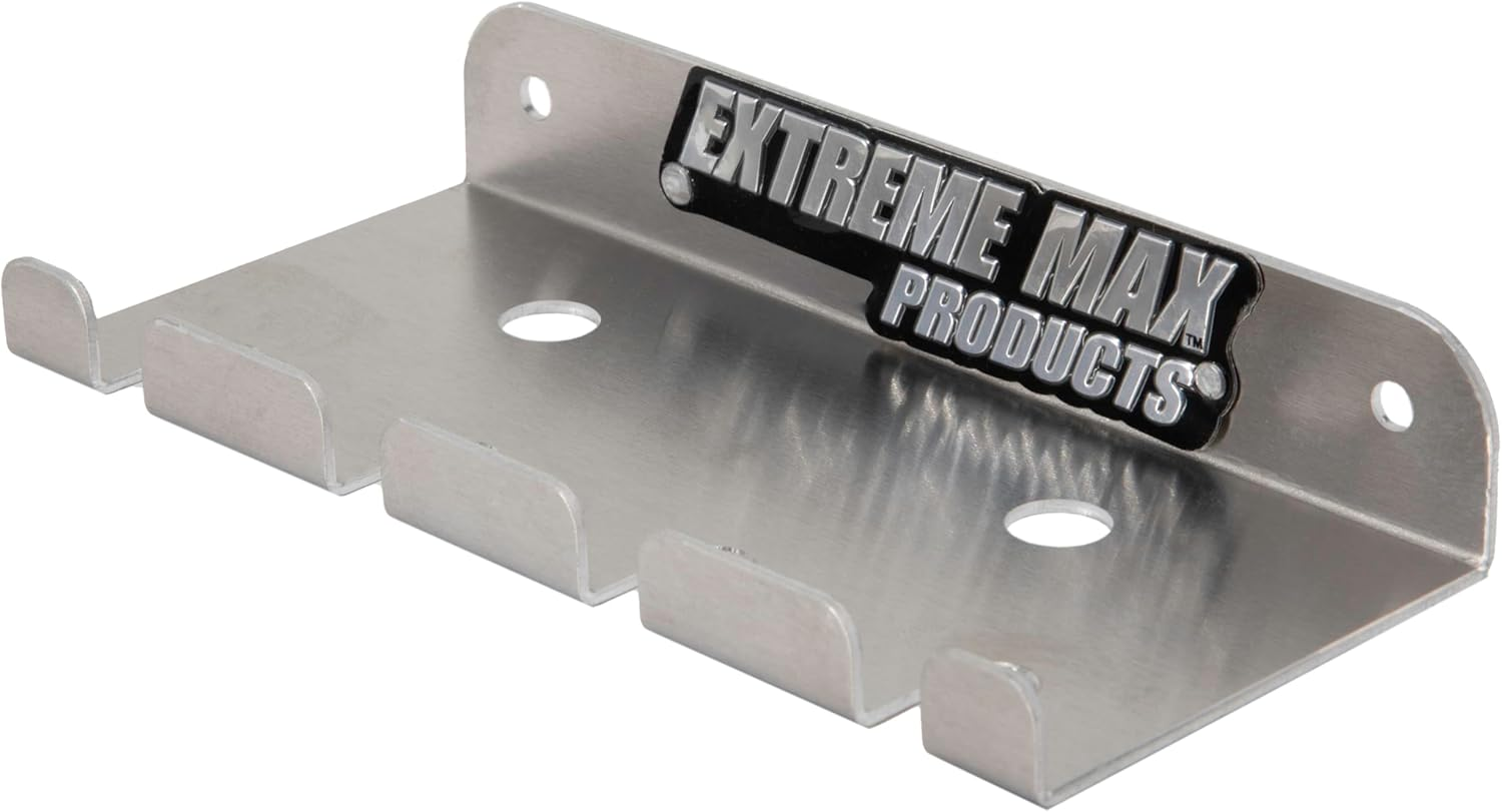 Extreme Max 5001.6297 6" Mini Air Tool Holder for Enclosed Race Trailer, Shop, Garage, Storage - Silver