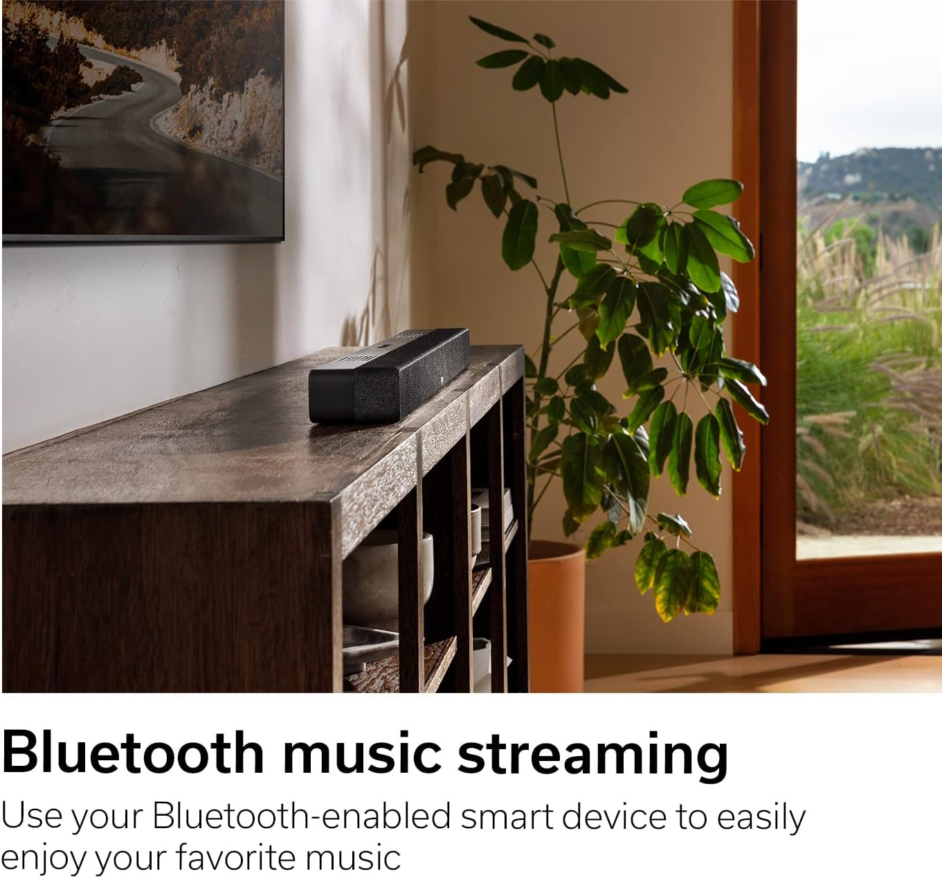 Denon DHT-S517, 3.1 Channel Sound Bar with Dolby Atmos, Wireless Subwoofer, Bluetooth, HDMI Arc, USB Playback image number 4