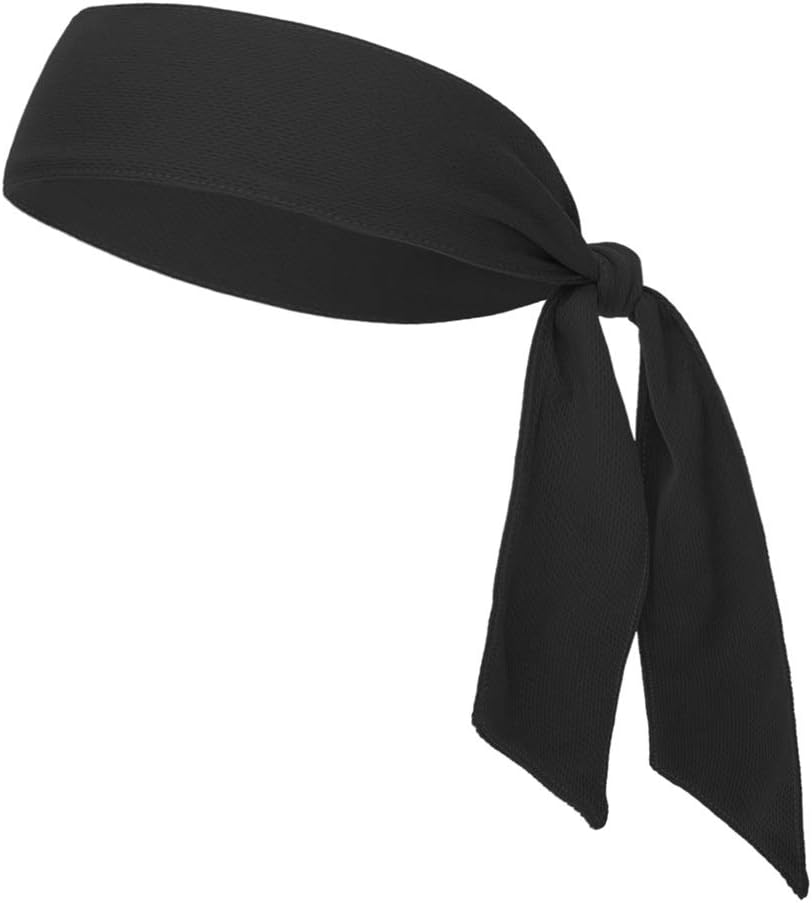 GOGO Head Tie, Tie Back Mesh Headband, Tennis Head Band