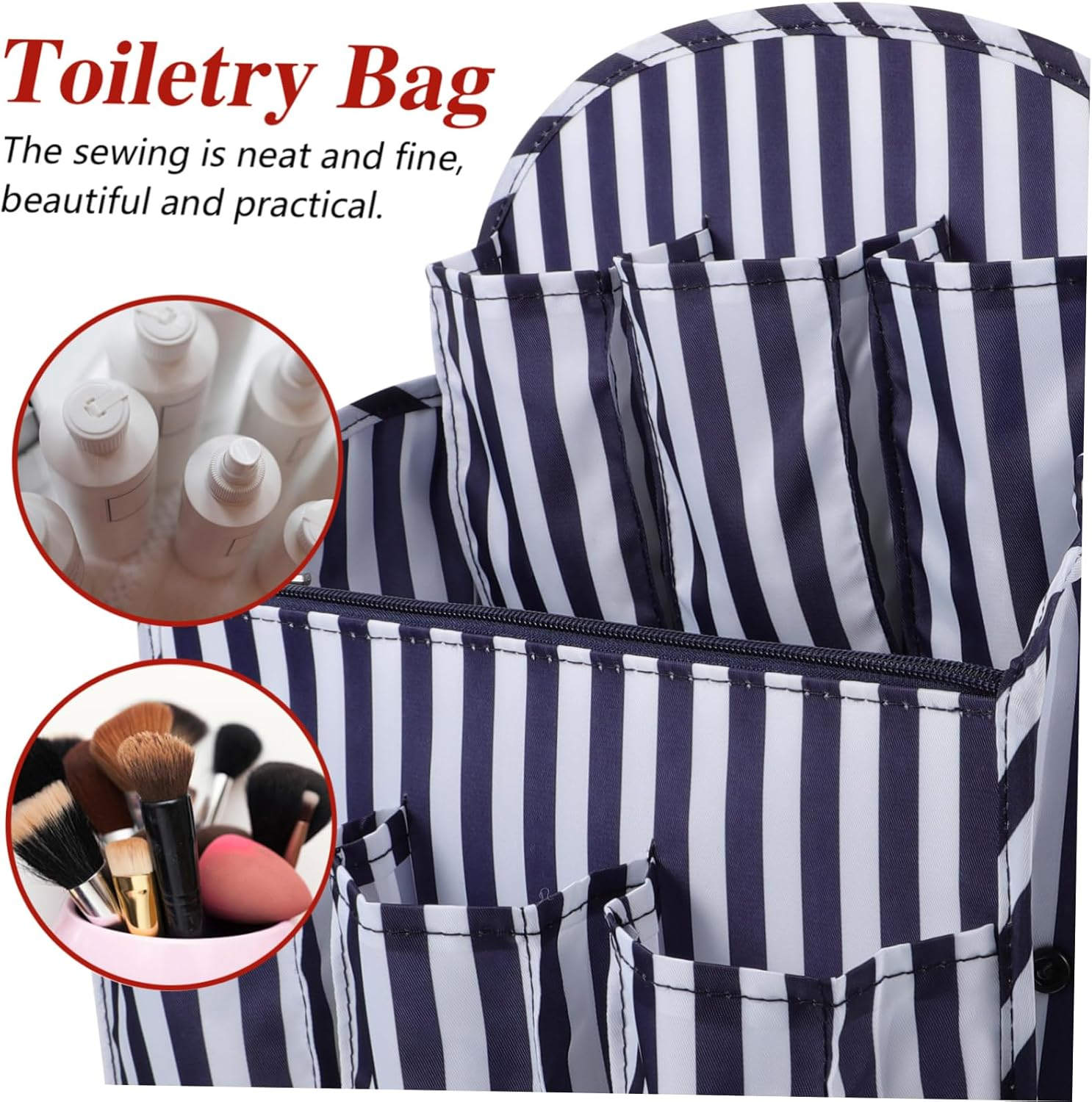 Ipetboom Business Trip Backpack Organizer Insert Multi-Pocket Wallet Holding Bag for Tidy Storage image number 2