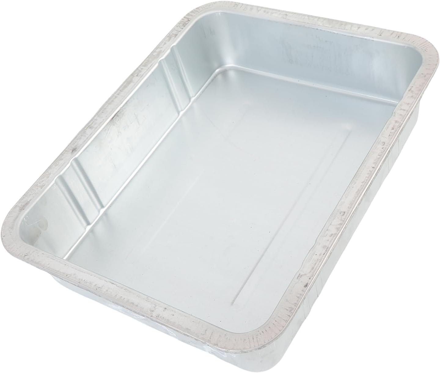 Steel Oil Drain Pan, Made from Galvanized Steel Steel Oil Drip Pan, Rustt Resistant Large Drip Tray Oil Catch Pan Replacement for Automotive and Motorcycle Maintenance (8L) image number 4