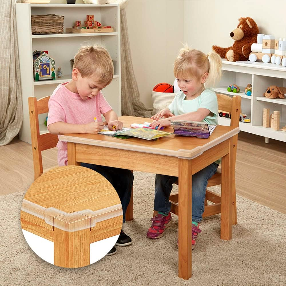 AUTOWT Baby Edge Corner Protector Kit, Transparent Child Safety Shock Protection, 3M Table Edge Protector, Soft Silicone Bumper Strip with Double-Sided Adhesive Tape for Furniture, Cabinet, Drawer image number 3