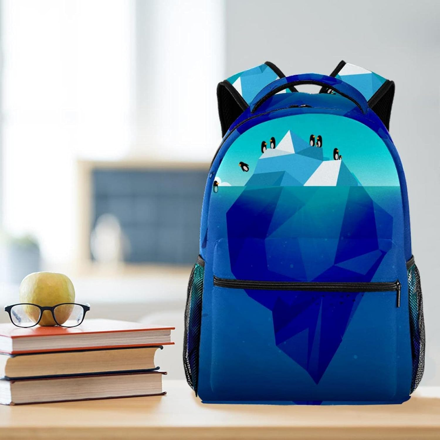 Iceberg Concept Backpack Students Shoulder Bags Travel Bag College School Tote Backpacks image number 2