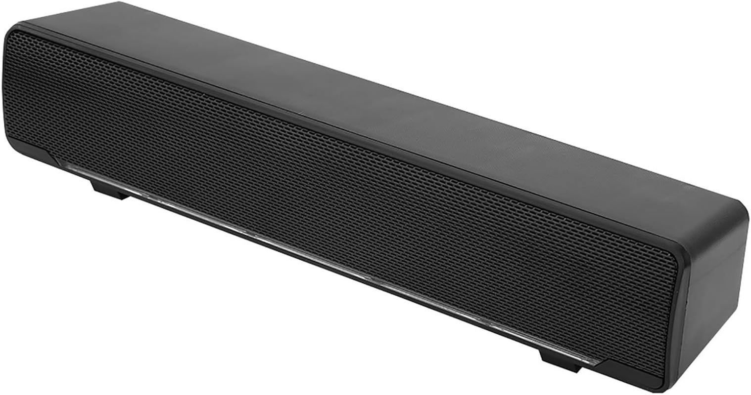 PC Soundbar, Home Theater Stereo Soundbar Lightweight 3D Stereo Sound for Smartphone for Other Devices with 3.5 Mm Ports (Black) image number 2