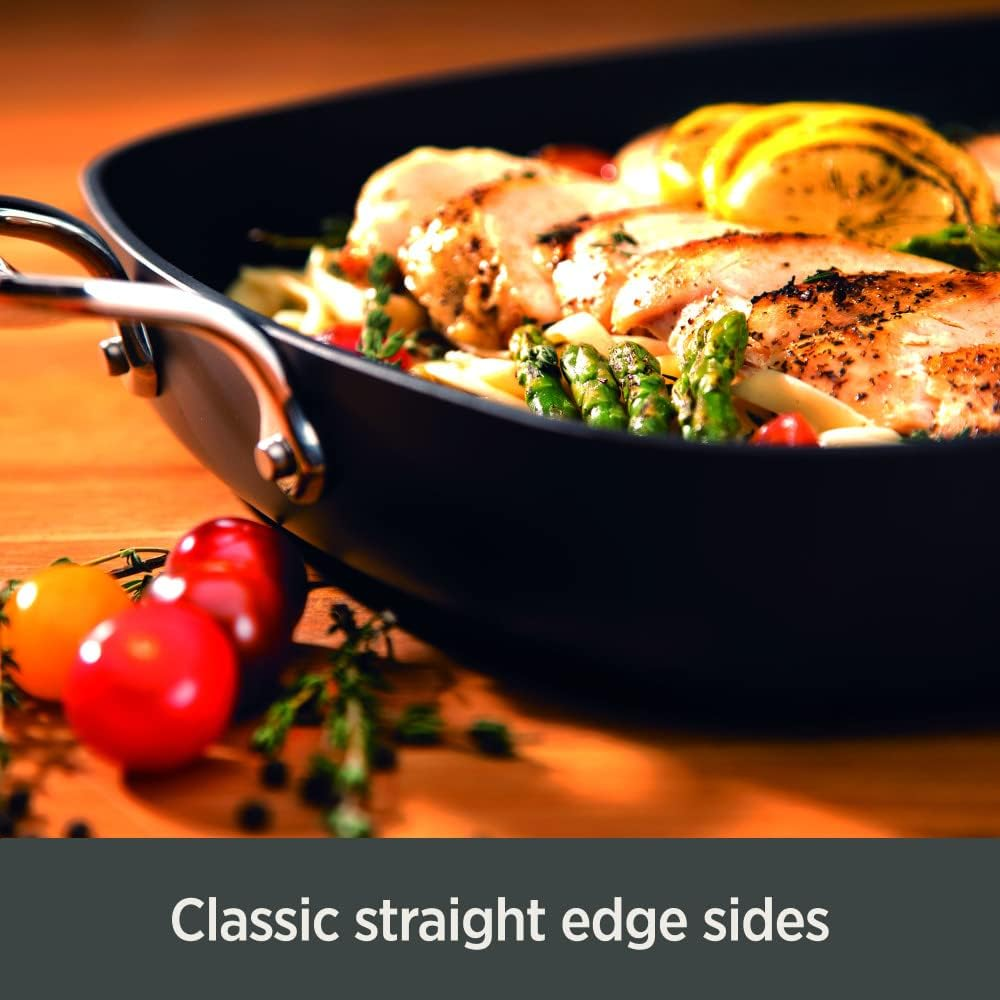 All-Clad Essentials Nonstick Cookware Set, 10 Piece, Grey image number 2