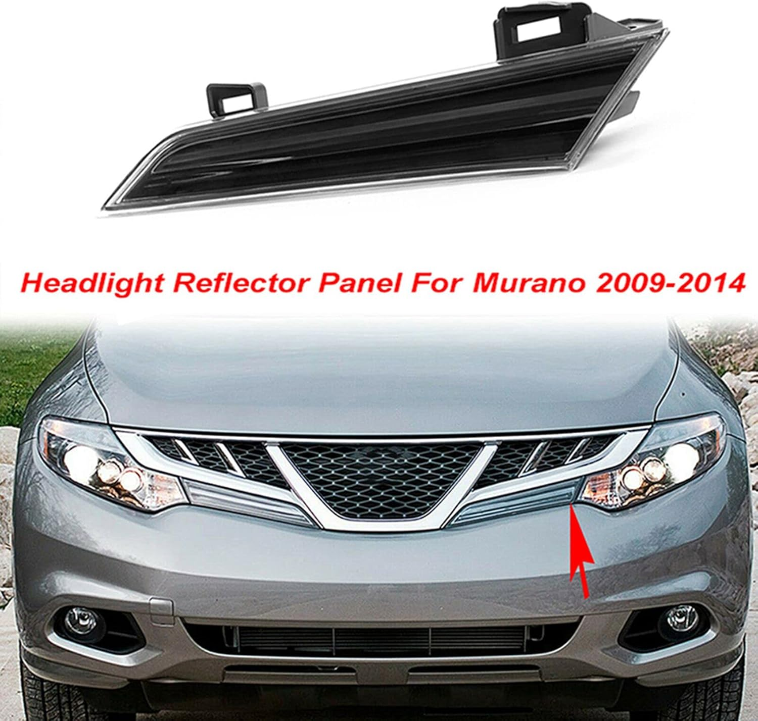 2Piece 26063-1AA0B 26013-1AA0B Car Headlight Reflector Panel Auto Exterior Light Reflector For- 2009-2014 image number 1
