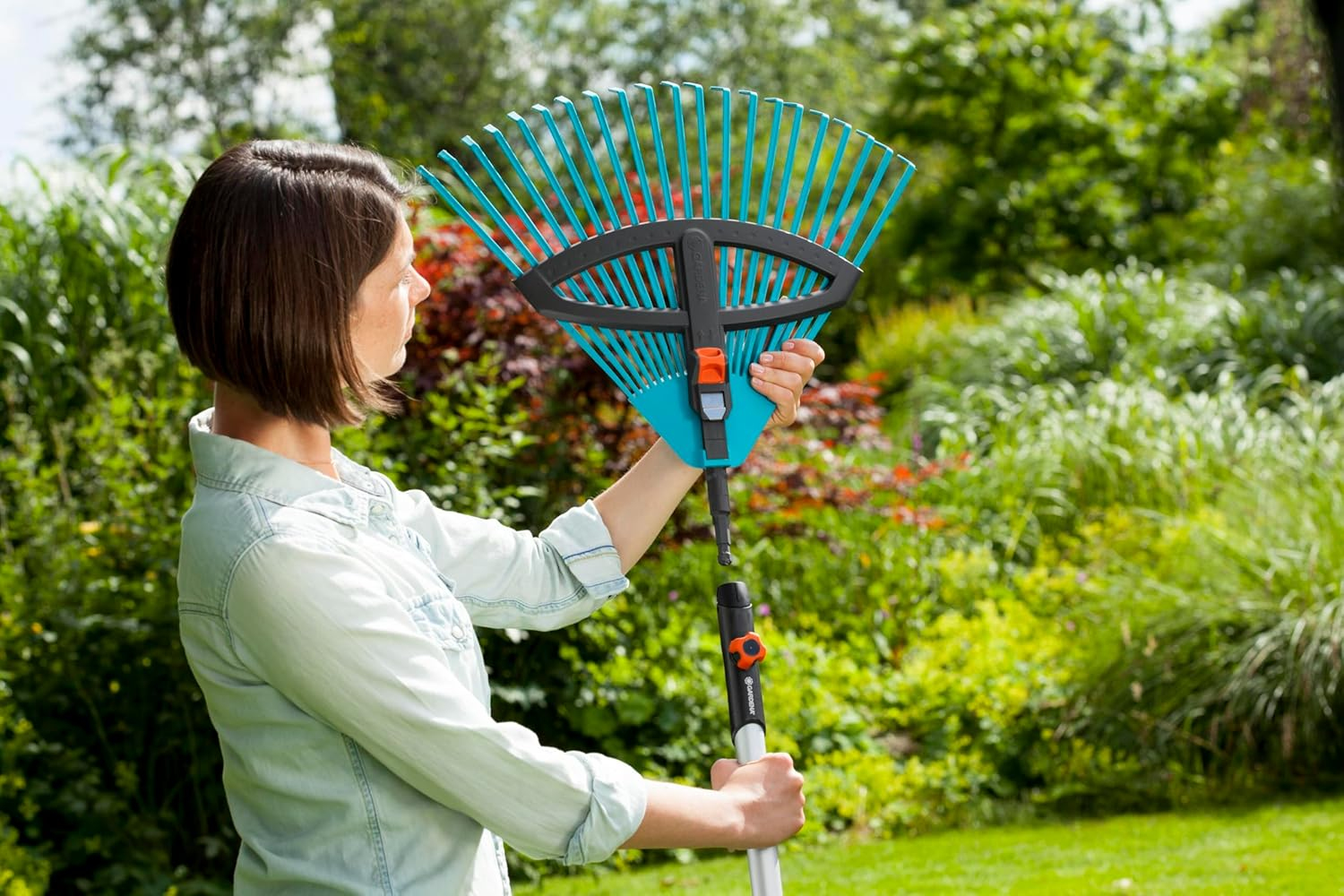 GARDENA Combisystem Plastic Adjustable Rake image number 4