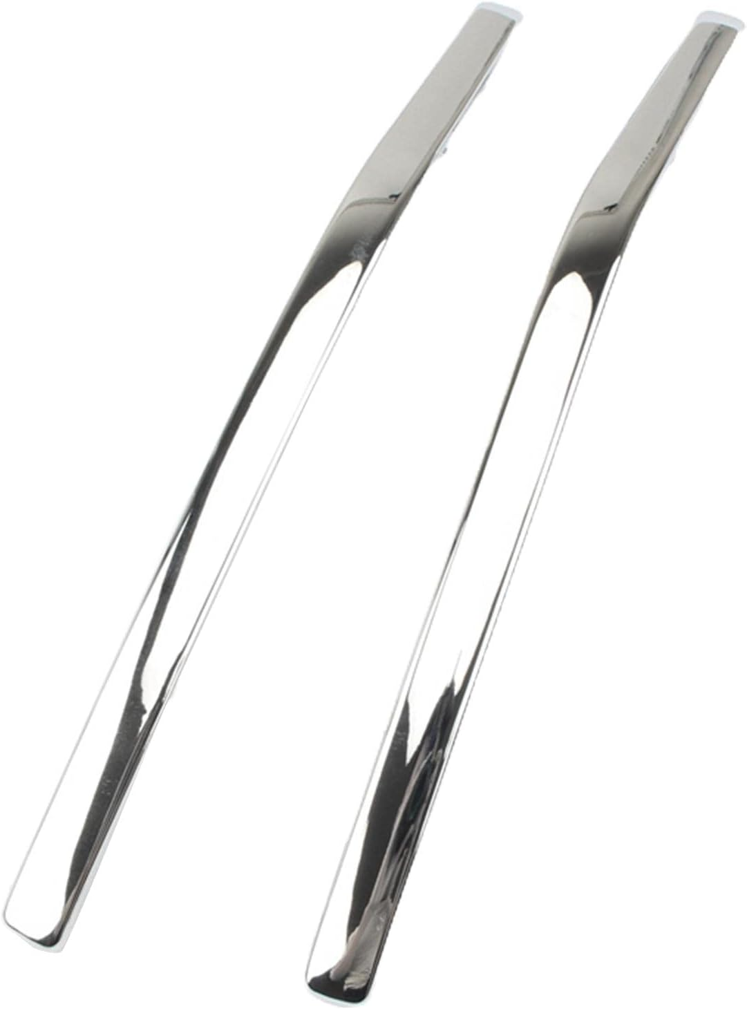 Eigell 1 Pair Motorcycles Connecting Fairing Bow Shaped Chrome Strake for 1800 2001-2011 Decoration Strips, Durable & Stable