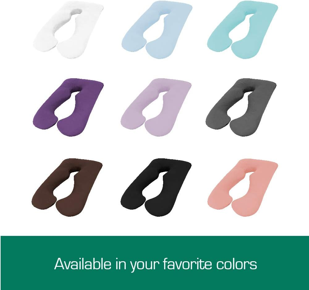 Woolcomfort Australian Made Pregnancy/Maternity/Nursing Pillow Body Feeding Support (Pillowcase Included) (Cream) image number 4