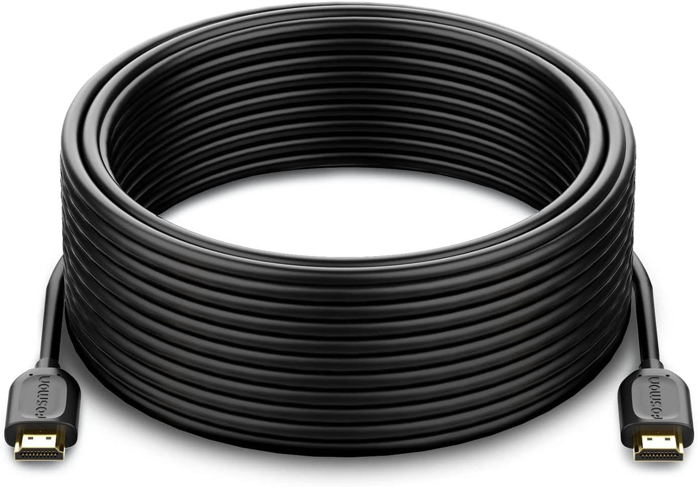 Fosmon 4K HDMI Cable 6FT/1.8M, HDMI 2.0 Cable 4K@60Hz/2160P Support 18Gbps, HDCP, 3D, ARC, Dolby Truehd, 30AWG Compatible with UHD TV, PC Monitor, Console - 50 Feet