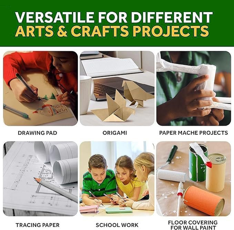 Brown Packing Paper,Art Craft,Kraft Roll for Moving Boxes Supplies,Gift Wrapping Bouquet Flower Paper,Poster Bulletin Board Paper,Arts and Crafts (30Cm*10M)