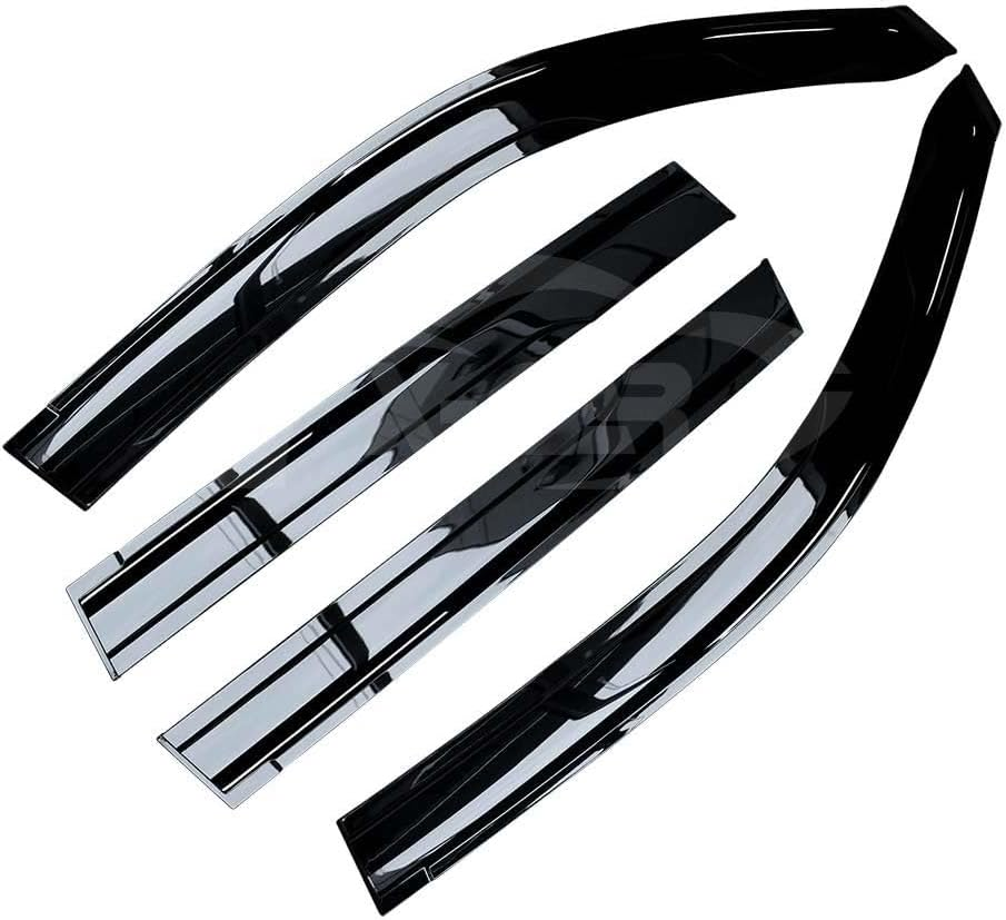 X-CAR Weather Shield Weathershields Window Visor Compatible with Toyota Prado 150 Series 2009-2024 image number 3