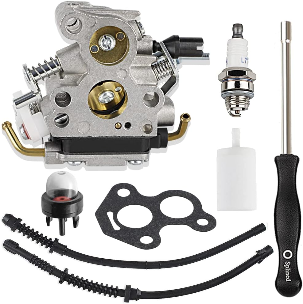 HPENP 506450501 Carburetor with Tune up Kit for Husqvarna 440 435 435E 440E 135 135E 140 140E Jonsered CS2240 CS2240S Chainsaw Replace Zama C1T-EL41A C1T-EL41 Carb image number 4