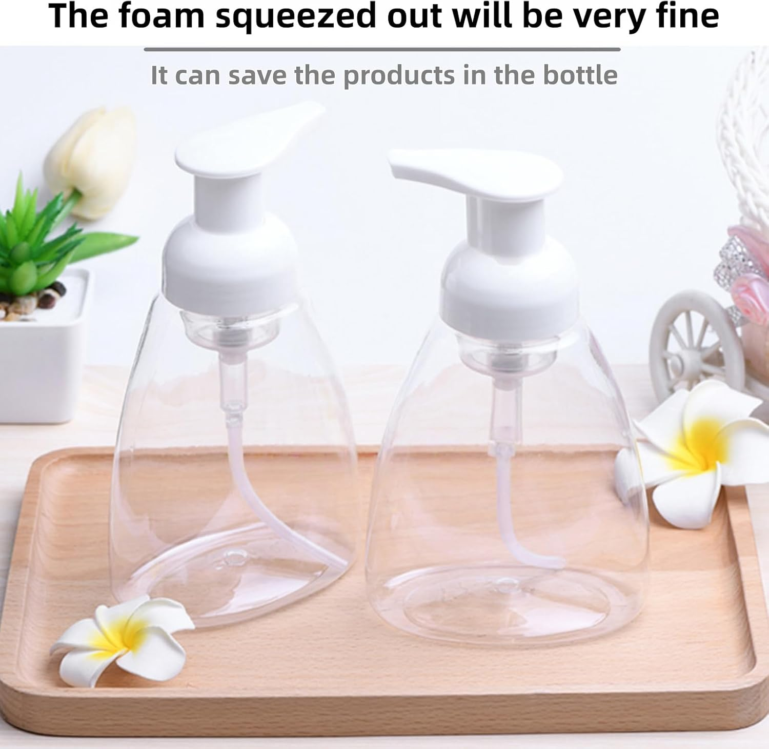 WEBXMZDQ 3 Packs of 8-Ounce (250Ml) Foam Soap Dispenser Pump Bottles, Empty and Refillable Container Bottles, Liquid Soap - Kitchen, Bathroom, Rich Foam. image number 3