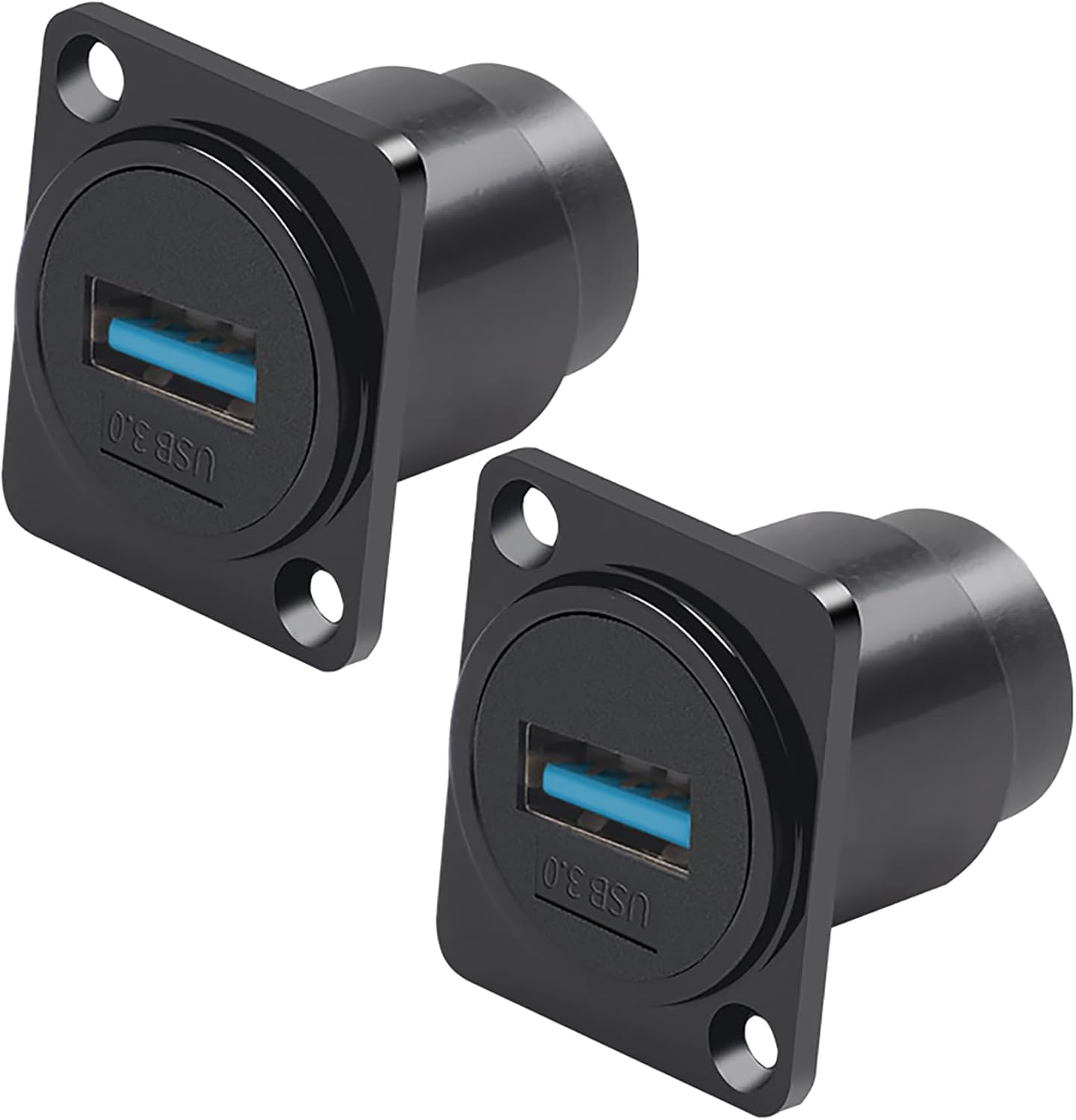 Tunghey USB3.0 D Series Panel-Mount Connector | D-USB-3.0 USB 3.0 Pass through Connector (10Pack)