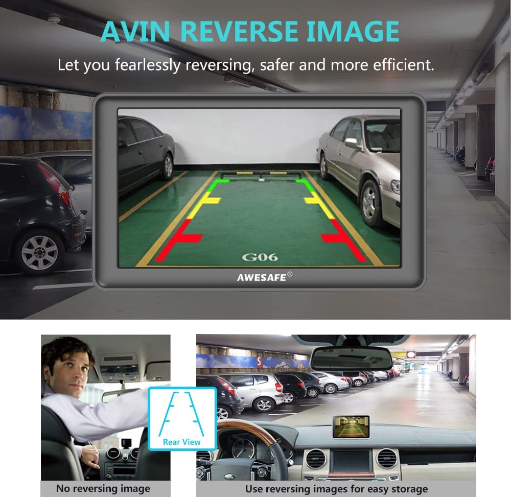 7 Inch Bluetooth GPS Navigation for Car Australia with Reversing Camera Car Truck Lorry Sat Nav Lifetime Maps Update for Free image number 6