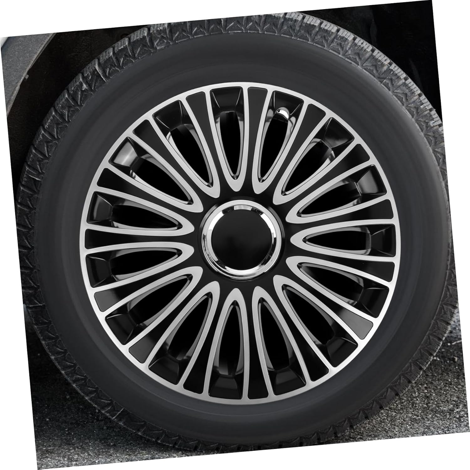 NULYLU Car Hubcap Cover Stylish Automotive Wheel Hub Covers for Easy DIY Installation Durable Design Fits Vehicle Models Chic Decoration for Enhanced Look