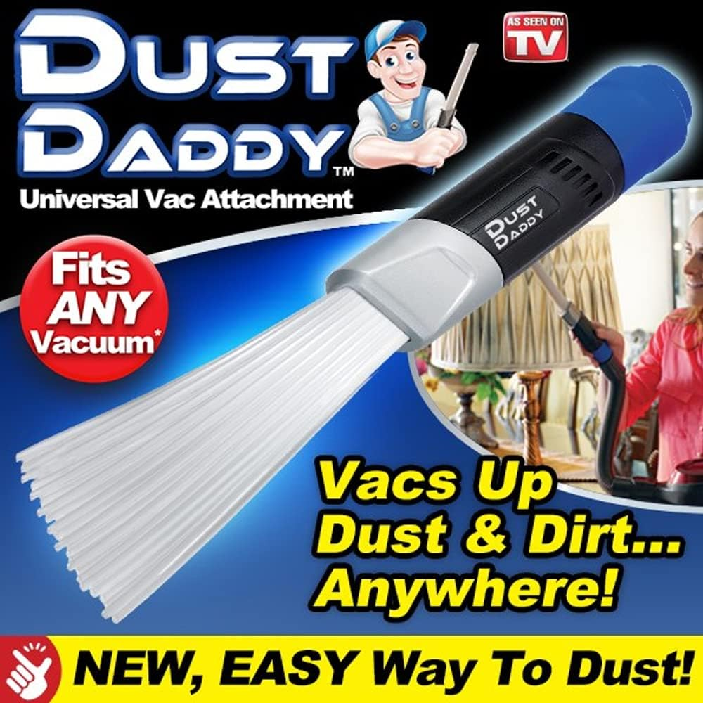 Ontel Dust Daddy | Universal Vacuum Cleaner Attachment | Dust and Dirt Remover | Authentic as Seen on TV image number 5