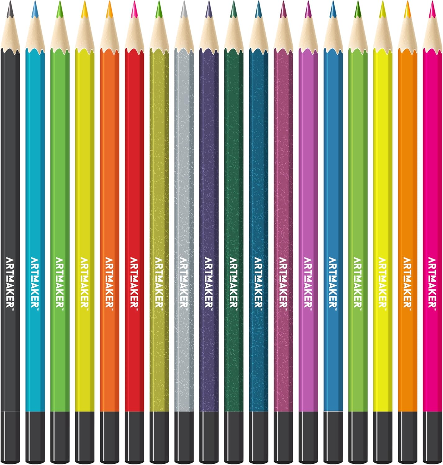 Art Maker Mandala Colouring Kit &ndash; 18 Colour, Metallic & Neon Pencils Included &ndash; Mindful Mandala Designs &ndash; Portable & Compact for Relaxation & Stress Relief image number 5