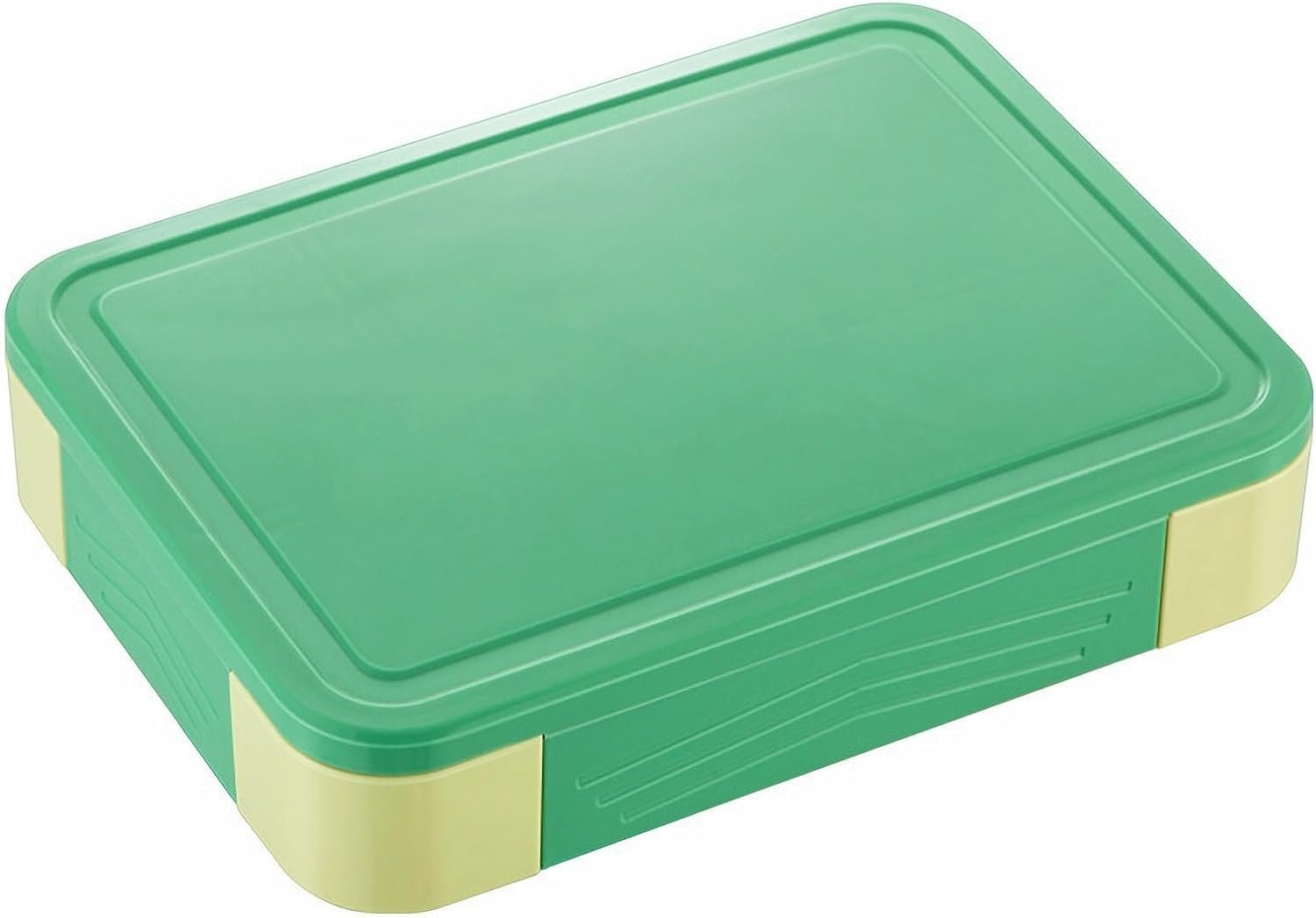 Bento Lunch Box for Kids, 1330ML Bento Box Adult Lunch Box with 6 Compartment, Leakproof Snack Boxes with Utensil Sauce Dressing Containers ，Leakproof, Microwave, Dishwasher (GR) - P image number 6