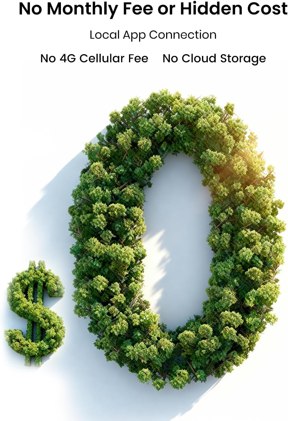 Misstech 4K UHD Solar Trail Camera &ndash; 0.1S Motion Trigger to Capture Fast Animals, Wildlife Monitoring & Game, 64MP/4K Clear Night Vision, No Monthly Fee, App Control, IP66, with 32GB SD Card image number 5