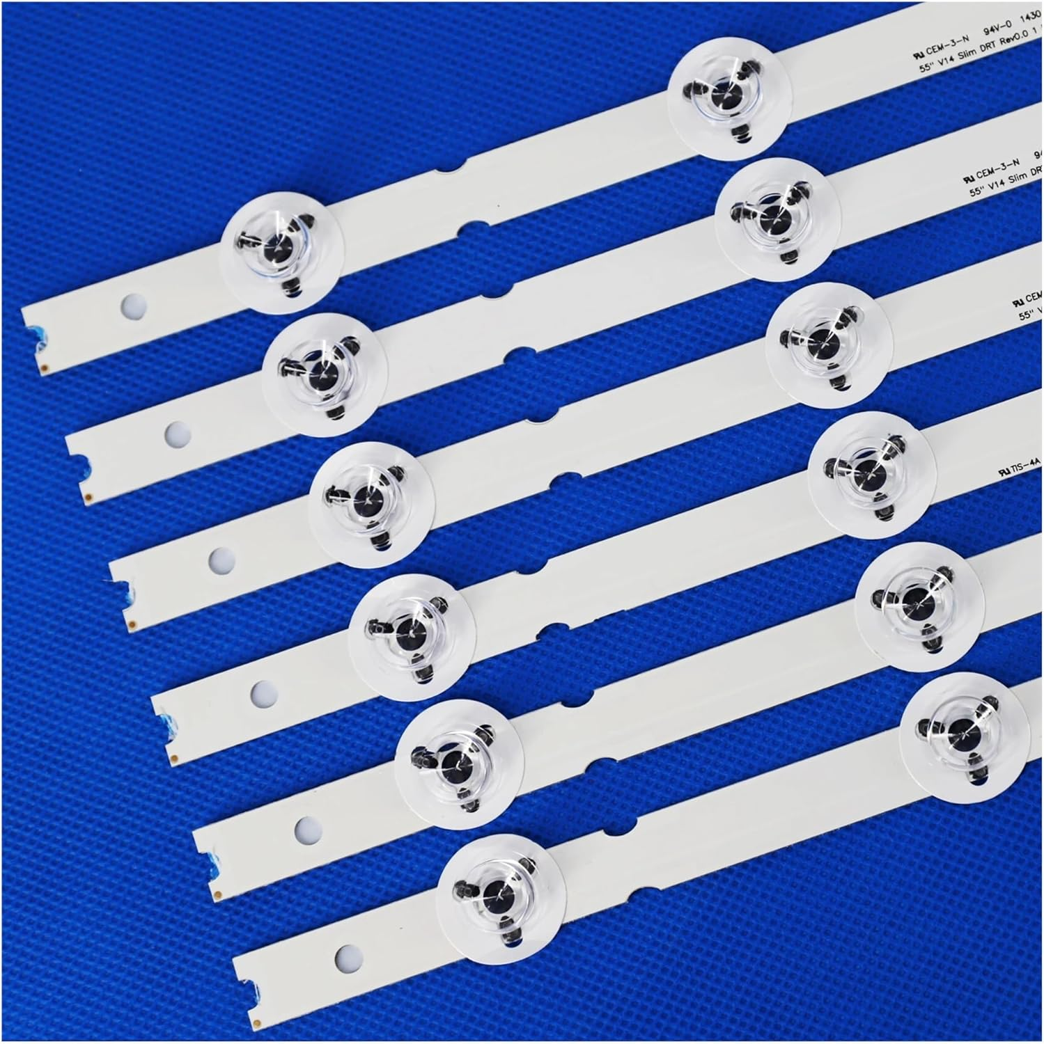 LED Backlight Strips Array for L-G 55 Inch TV55LB7200 LC550DUH-PGF1 55"V14 Slim DRT Rev0.0 R1 L1 6916L 1629A 1630A image number 3