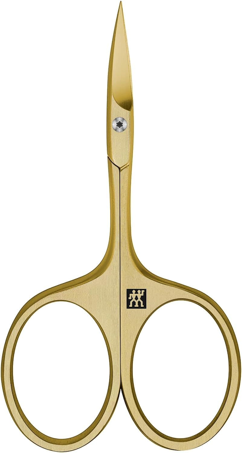 ZWILLING Cuticle Scissors (For Fine Cutting of Cuticles and Skin Remnants, Safe Nail Care, Sharp Edge) Premium, Gold, 95 Mm image number 3