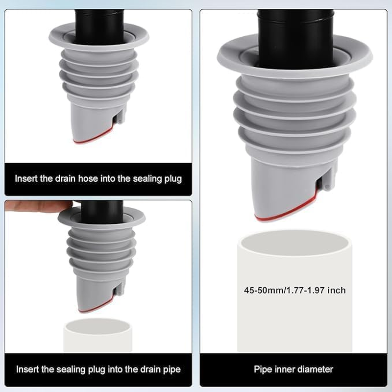 Anti-Odor Floordrainplug Sewerpipeseal Ringsealing Cover,2Pcs Washing Machinedrain Hoseseal,Floor Drainplugsewerpipeseal,Anti-Odor Floordrainsewerdeodorant Cover,Washerdrain Hoseseal image number 5