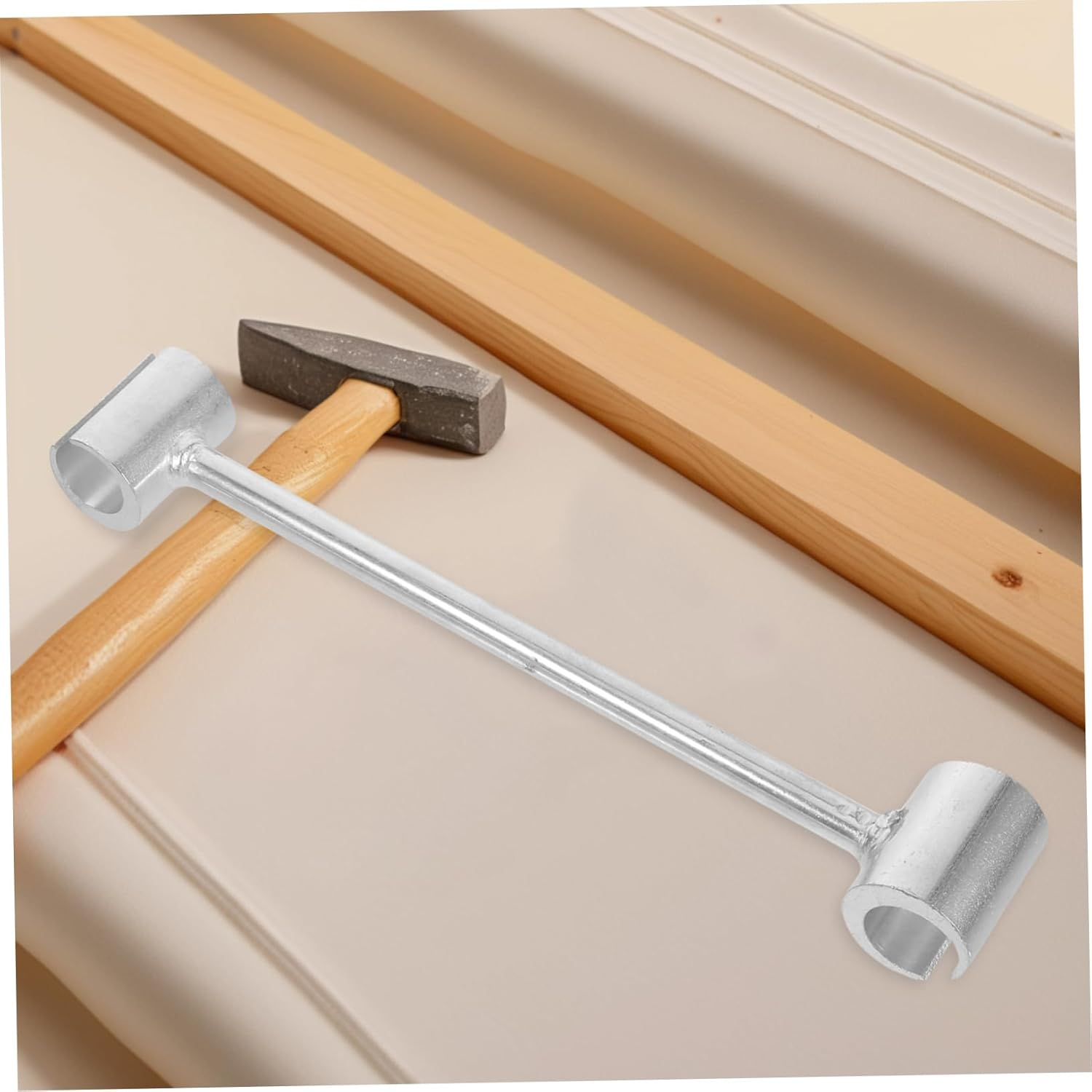 ABOOFAN 2Pcs Spanner Wrench Hinge Gap Adjusting Tool for Door Hinge Repair Portable Design image number 6