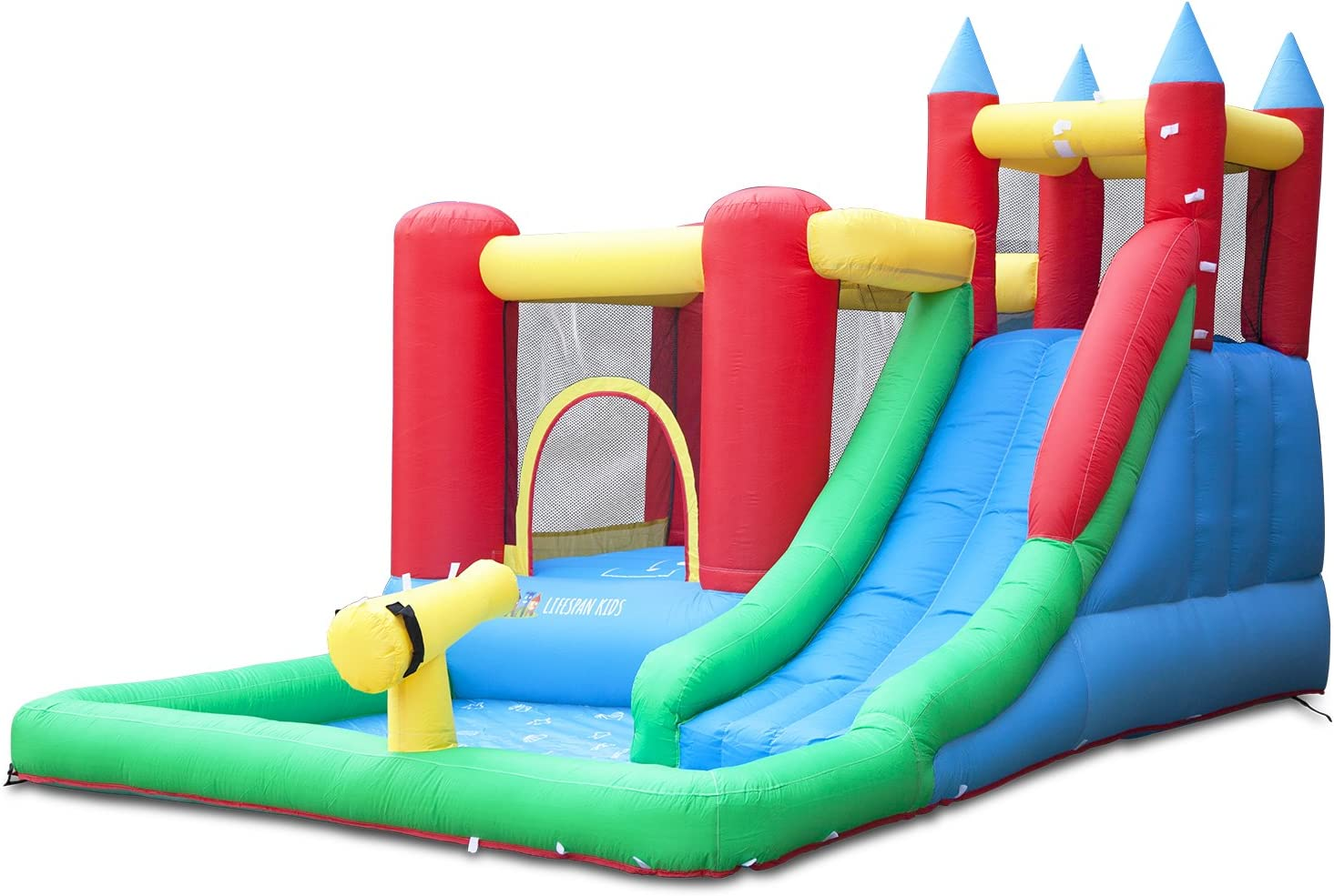 Lifespan Kids Inflatable Surrey 2 Slide & Splash Water Play Childrens Play Ground Outdoor