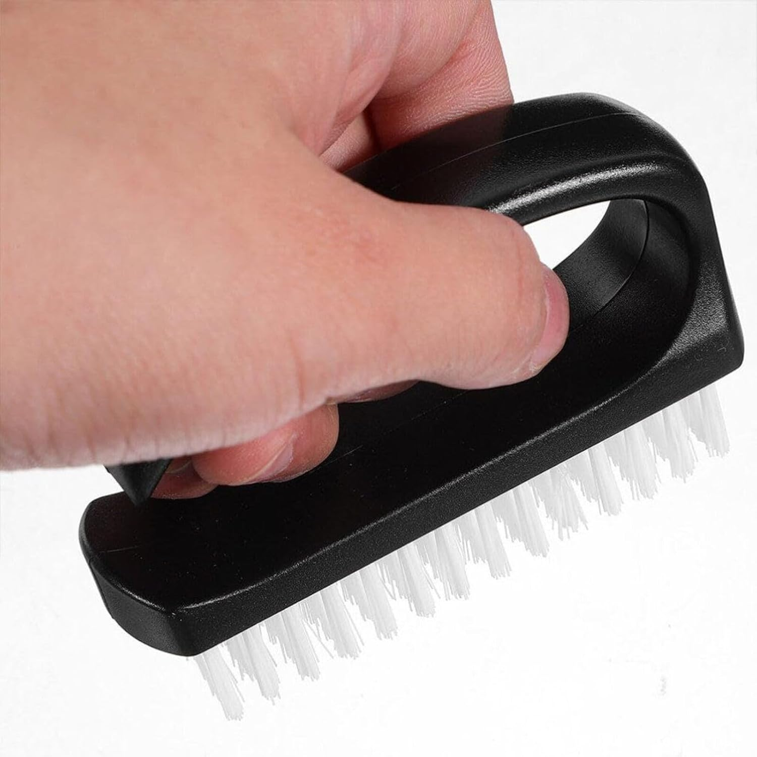 CVNRCLP Recycled Plastic Nail Brush with Ergonomic Handle - Eco-Friendly Nail Cleaning Tool for Home and Salon Use image number 6