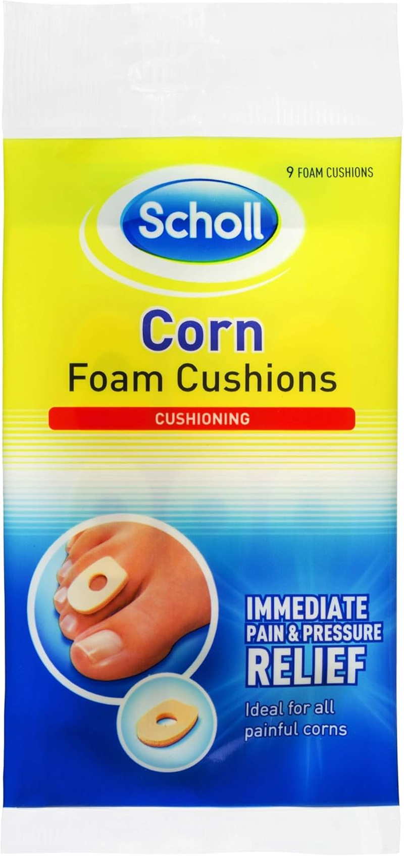 Scholl Corn Foam Cushion Pads Pain Relief, 5 Grams image number 6