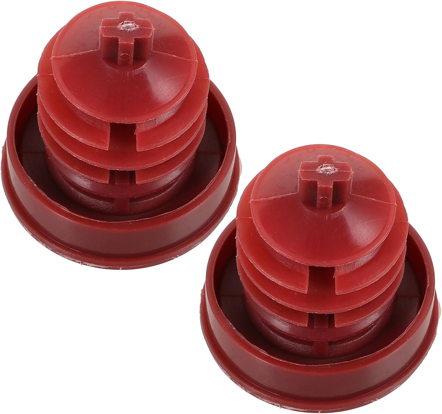 CVUTOVO 2Pcs Power Steering Reservoir Caps Compatible with Honda Civic Odyssey Crv Replacement Pump Plugs Wear-Resistant Auto Reservoir Covers image number 1