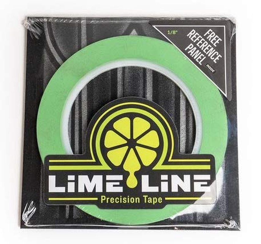 Lime Line 1/8" Fineline Automotive Pinstriping Masking Tape image number 6