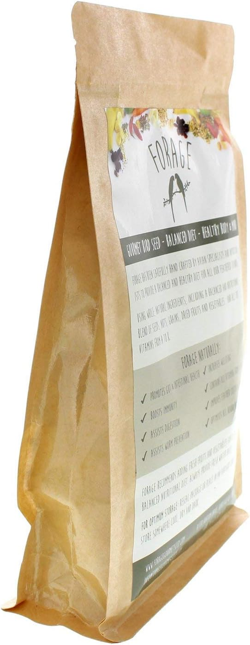 Forage Cockatoo, Galah & Corella 500G Bird Food Mix Millet Seed Australian Made image number 2