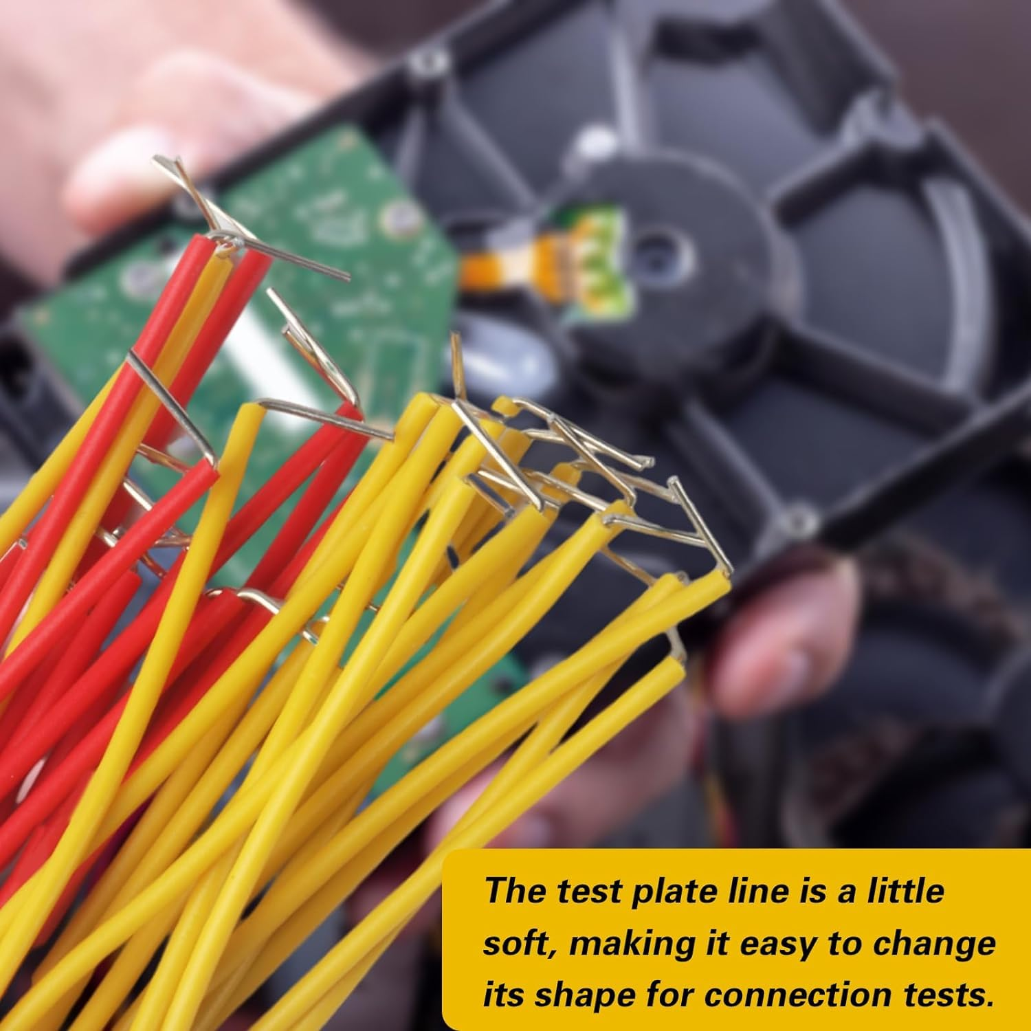 Aikoolwer 840Pcs Breadboard Jumper Wire Kit for Arduin Jumper Wire Cable Assortment U-Shape Solderless Storage Box 14 Vaules 2 Mm/0.08"-125 Mm/4.92" image number 1