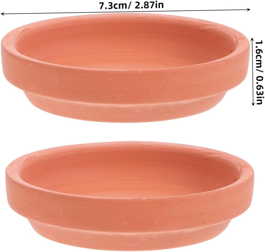 ORFOFE 6Pcs Pottery Plant Saucer Drip Tray for Potted Plants Water Catcher for Indoor and Outdoor Gardening Versatile and Stylish Flower Pot Base image number 3