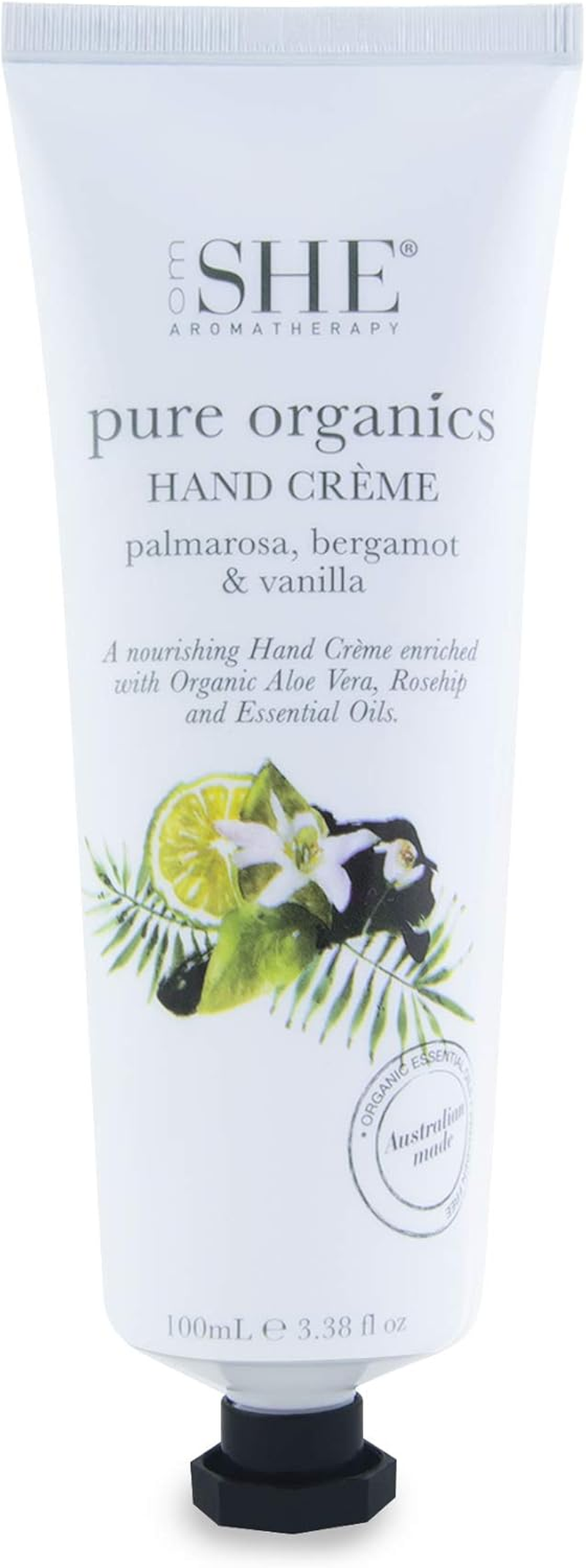 Om SHE Aromatherapy Pure Organics Hand Creme - Sandalwood, Lemongrass & Rosemary image number 2