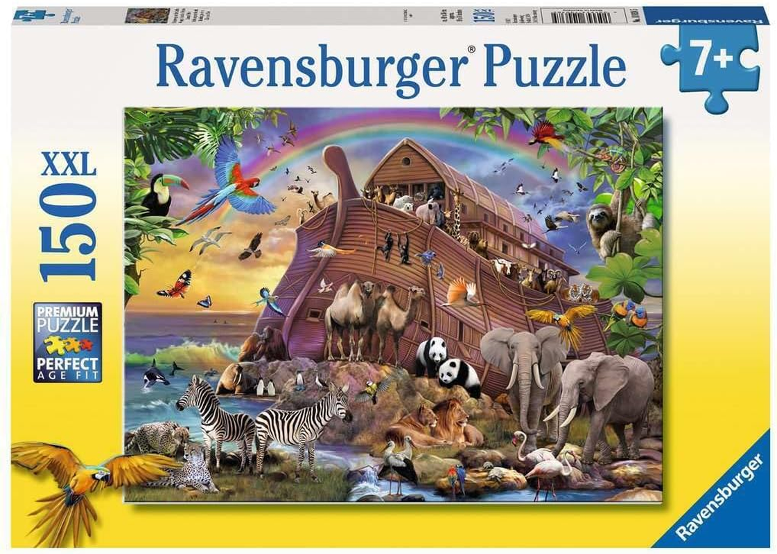 Ravensburger Boarding the Ark Jigsaw Puzzle &ndash; 150 Pieces, Fun Biblical Puzzle for Kids