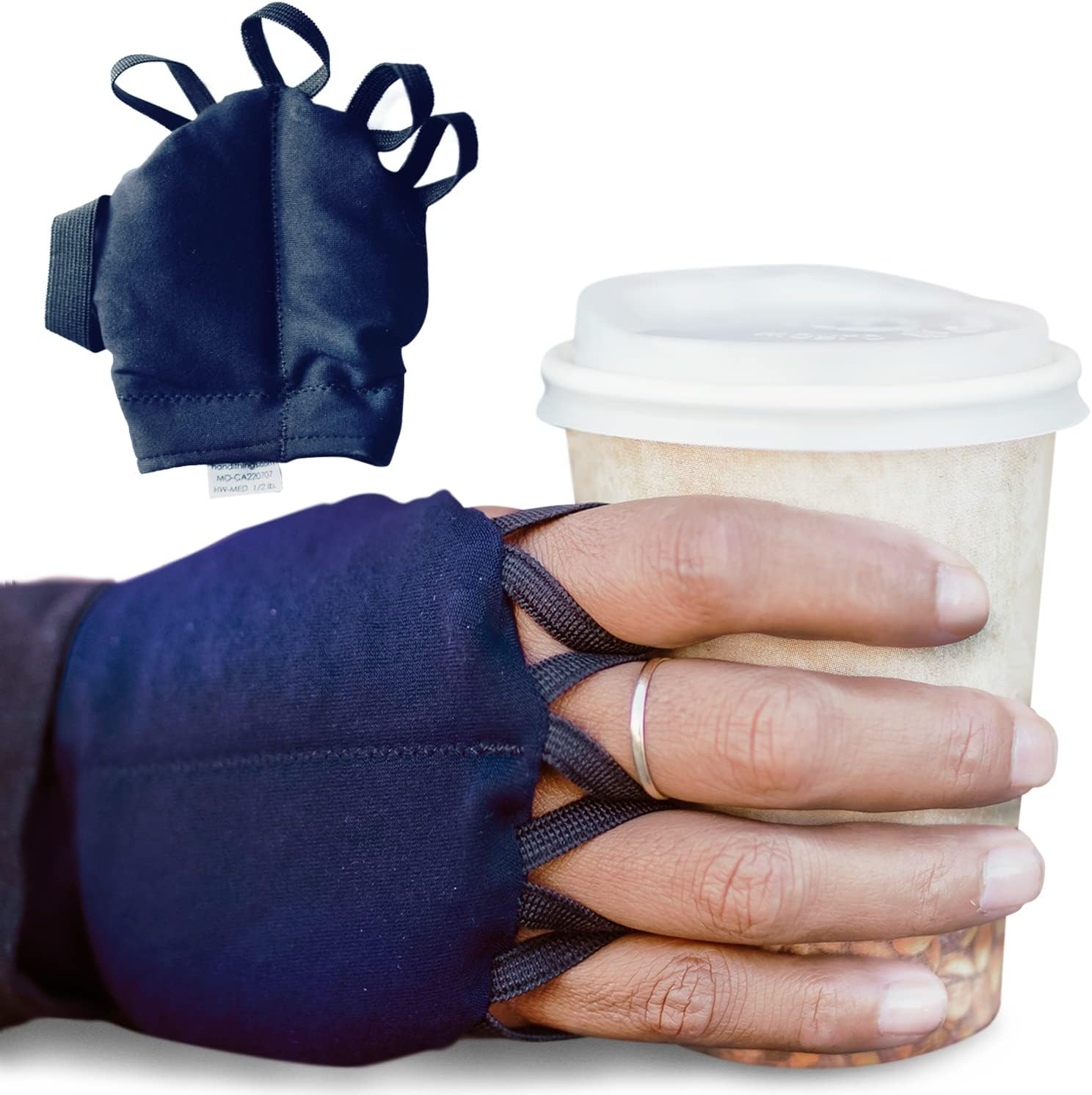 Hand Weight - Proudly Hand Made in the USA! (WORKS for RIGHT or LEFT HAND) Beneficial for Tremor Control, Fine Motor Skill Activities, Improved Hand/Wrist Mobility, Writing Stability & image number 1