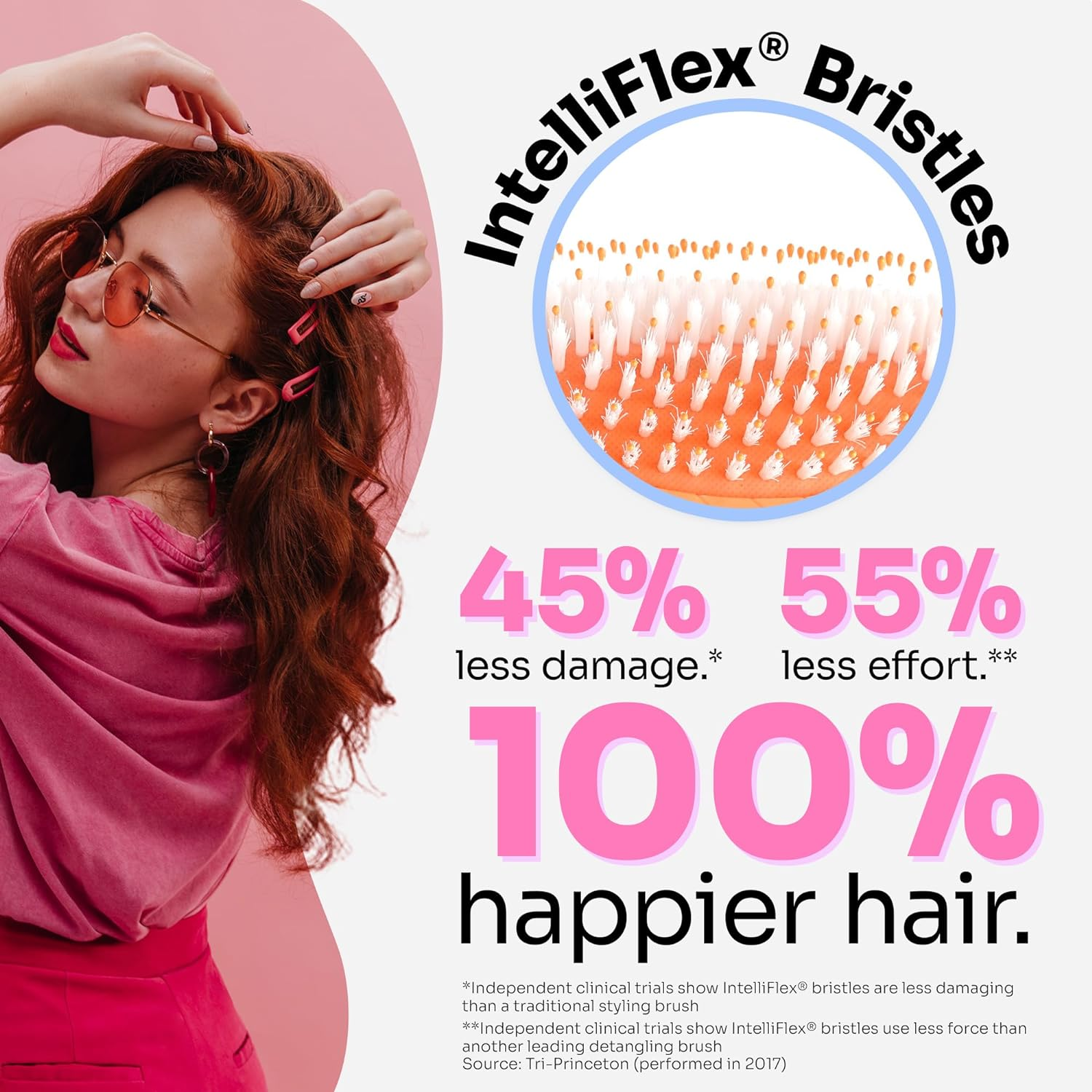 Wetbrush Coconut Oil Infused Go Green Shine Brush image number 3