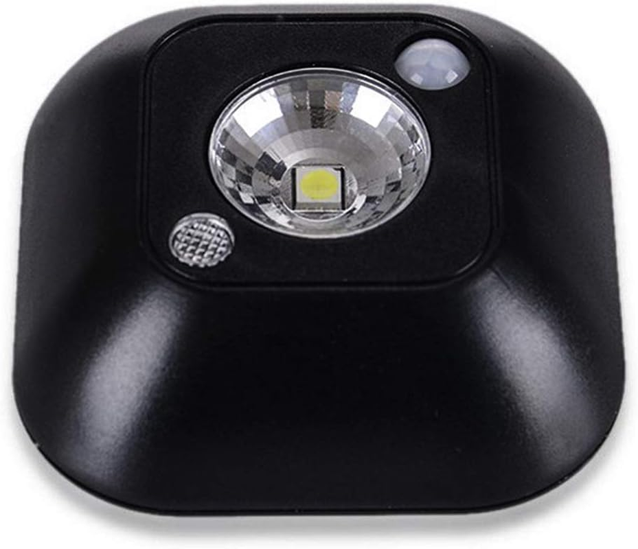 MODOAO Mini Wireless Battery Operated Motion Activated Lights Sensor Wall LED Emergency Lamp (Black) image number 4