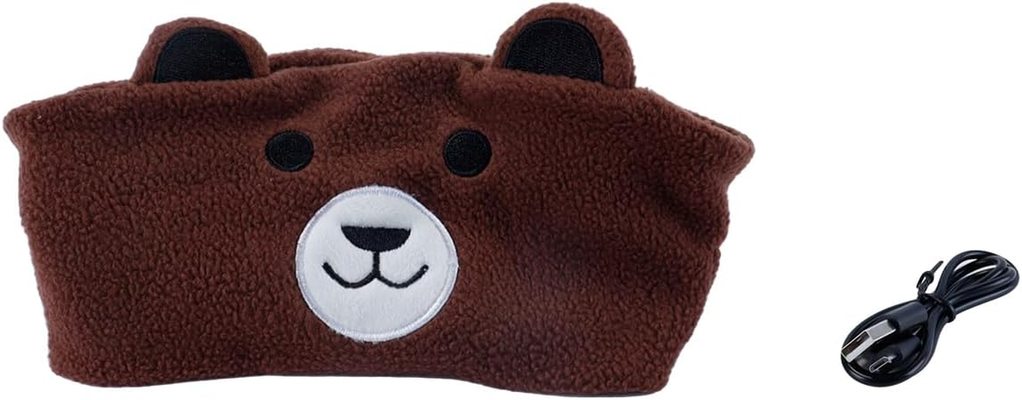 Enwye Bear Headphones with Headband, Soft Bluetooth Headset, Hifi Stereo Super Bass Music Headphones for Men and Women, Office, Napping, Travel, Workout image number 2