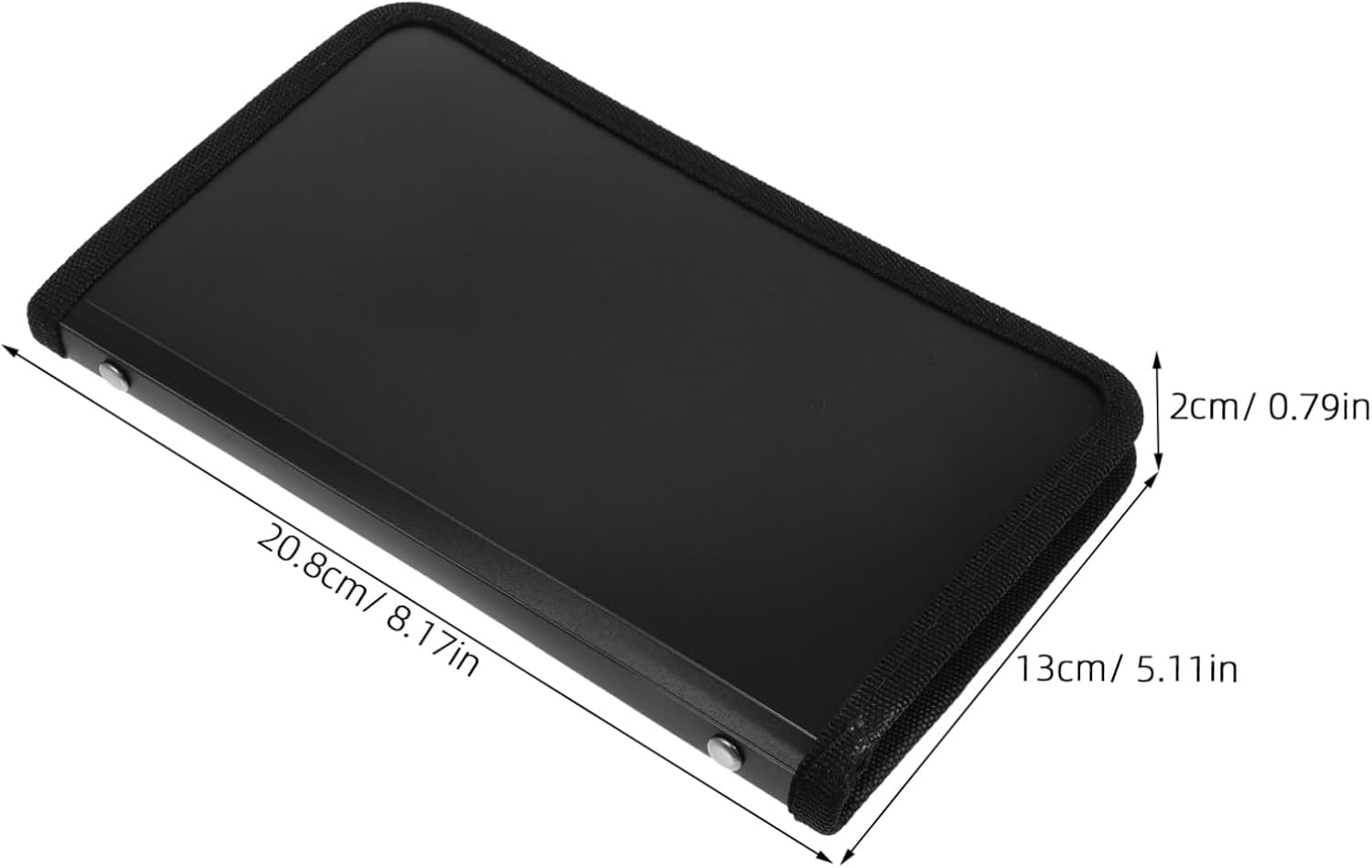 NAMOARLY Small Receipt Organizer Accordion File Bag Portable Filing Organizer for Business Cards image number 5