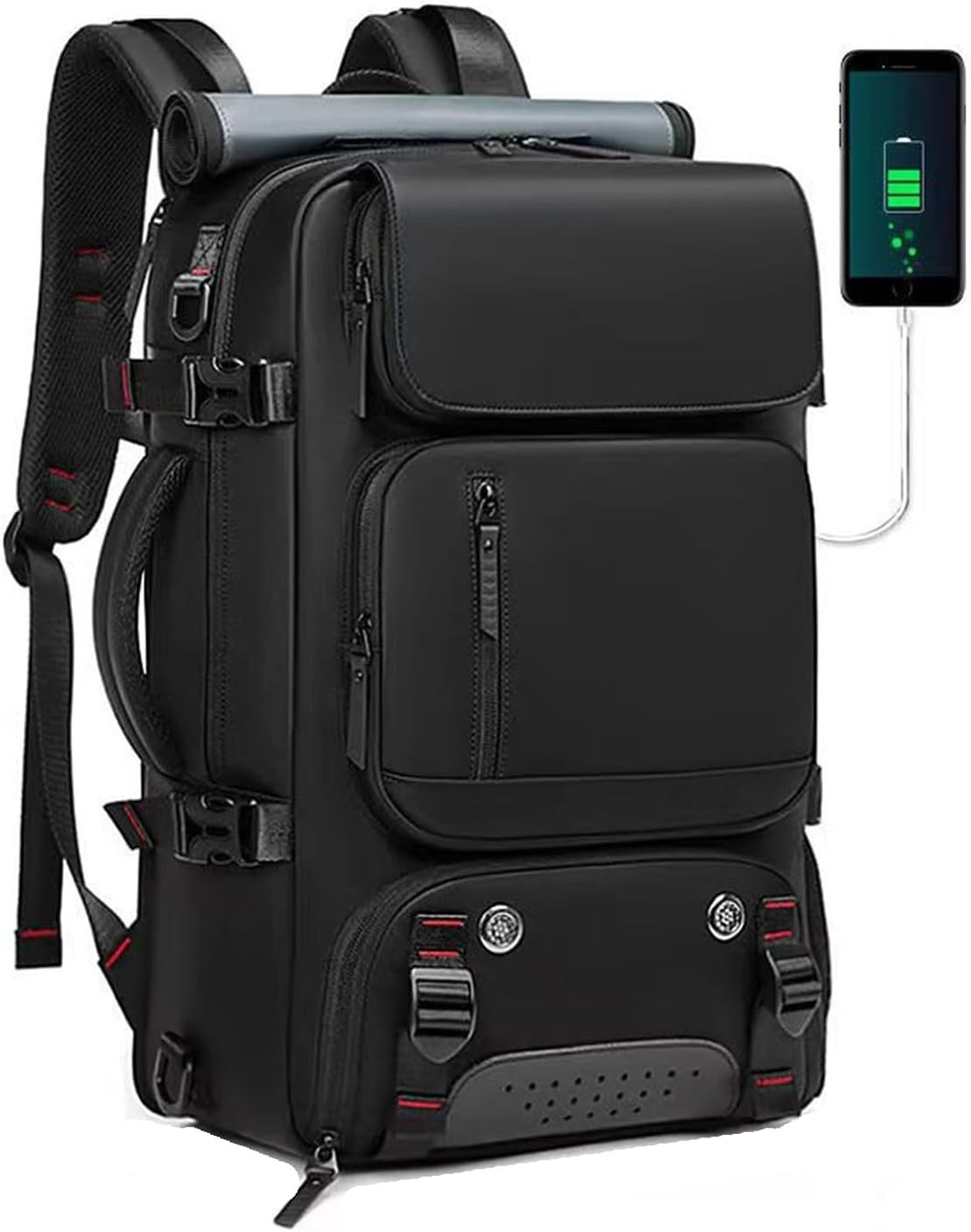 O-TBOST Carry on Travel Backpack Convertible Duffle Backpack Laptop Backpack for Men Women