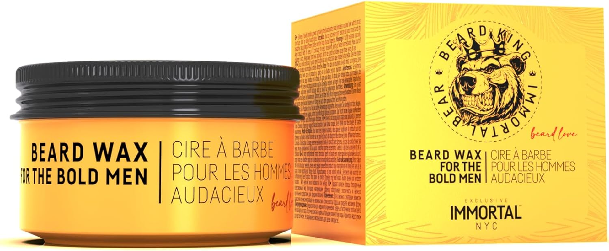 Immortal NYC Beard King Immortal Bear Beard Wax 50Ml